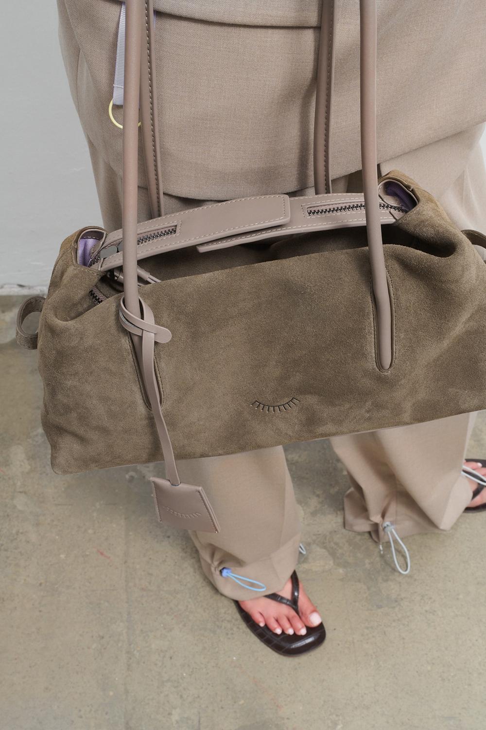 Full Swing Suede Leather Handbag