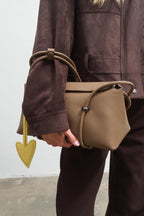 Quiet Agenda Leather Baguette Bag