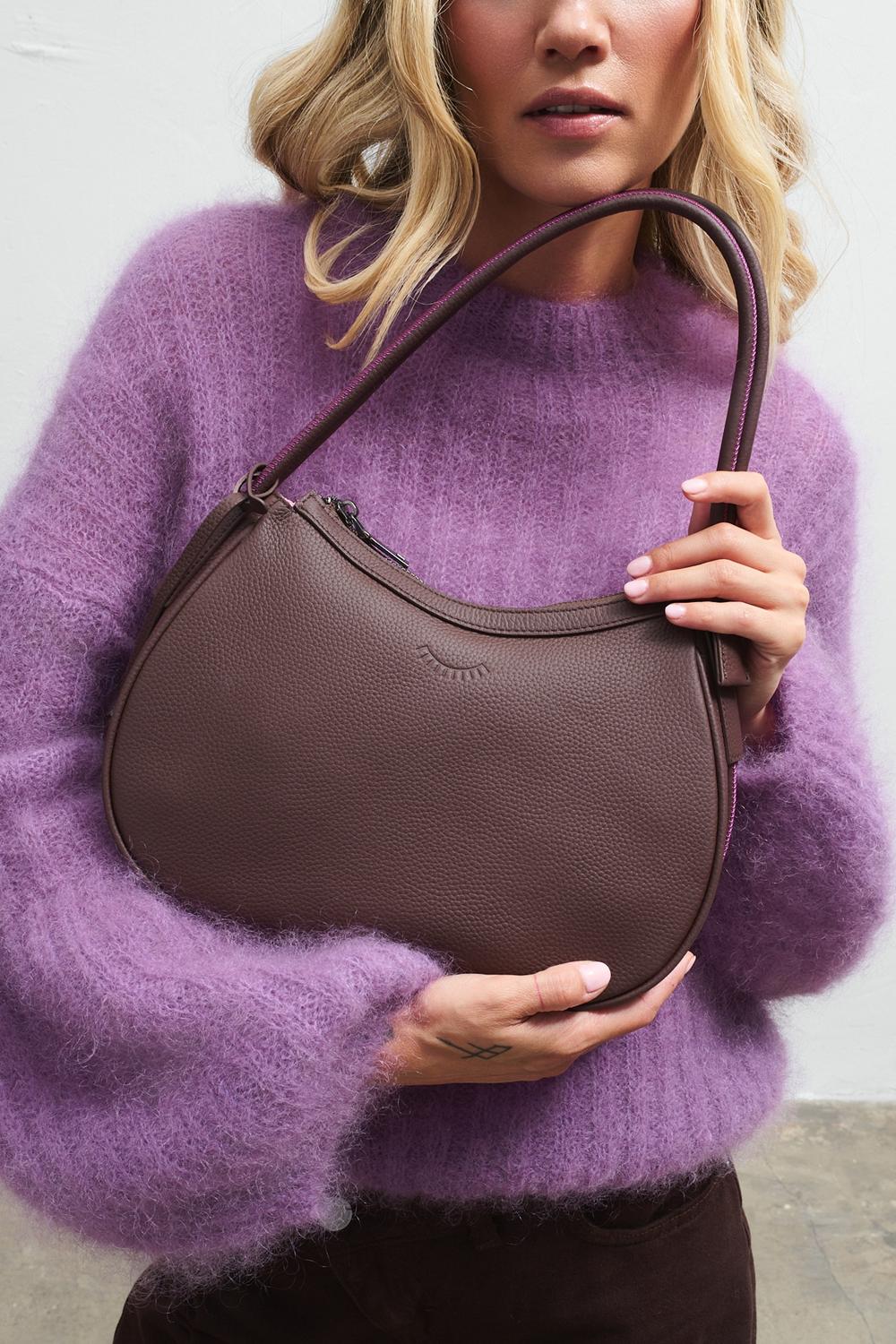 Under Tension Leather Handbag
