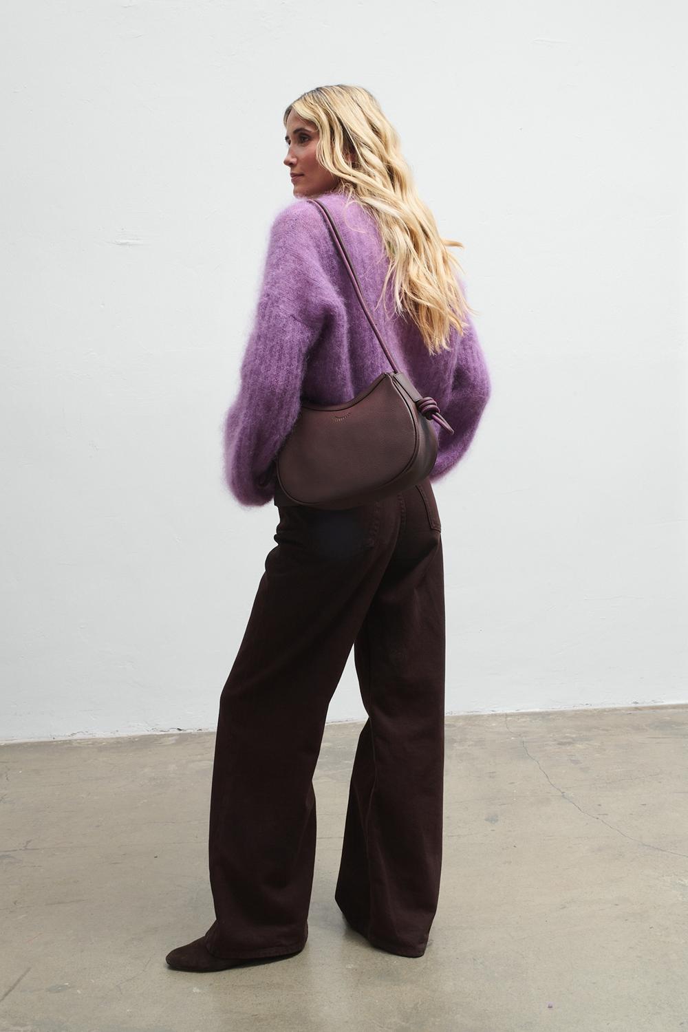 Under Tension Leather Handbag