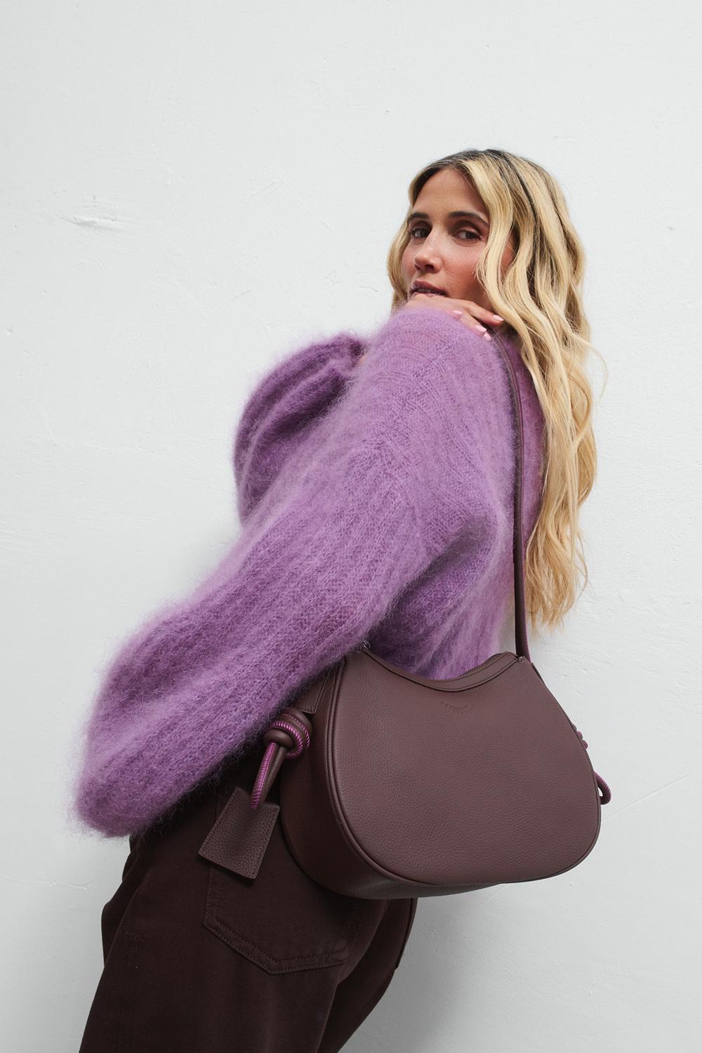 Under Tension Leather Handbag