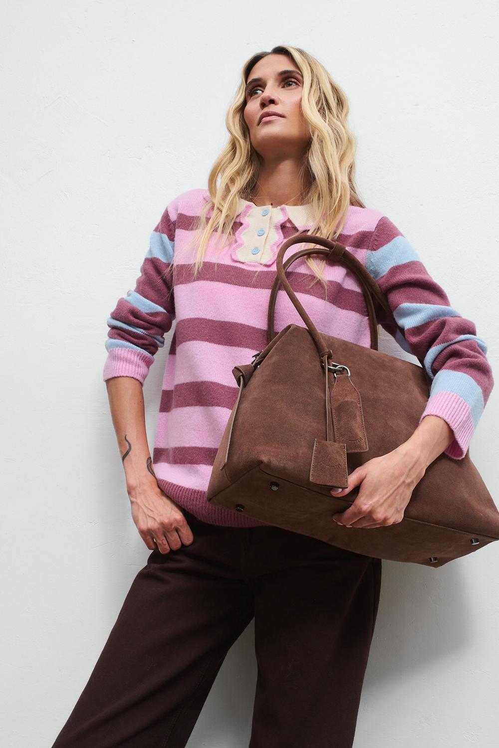 Slow Burn Suede Leather Handbag