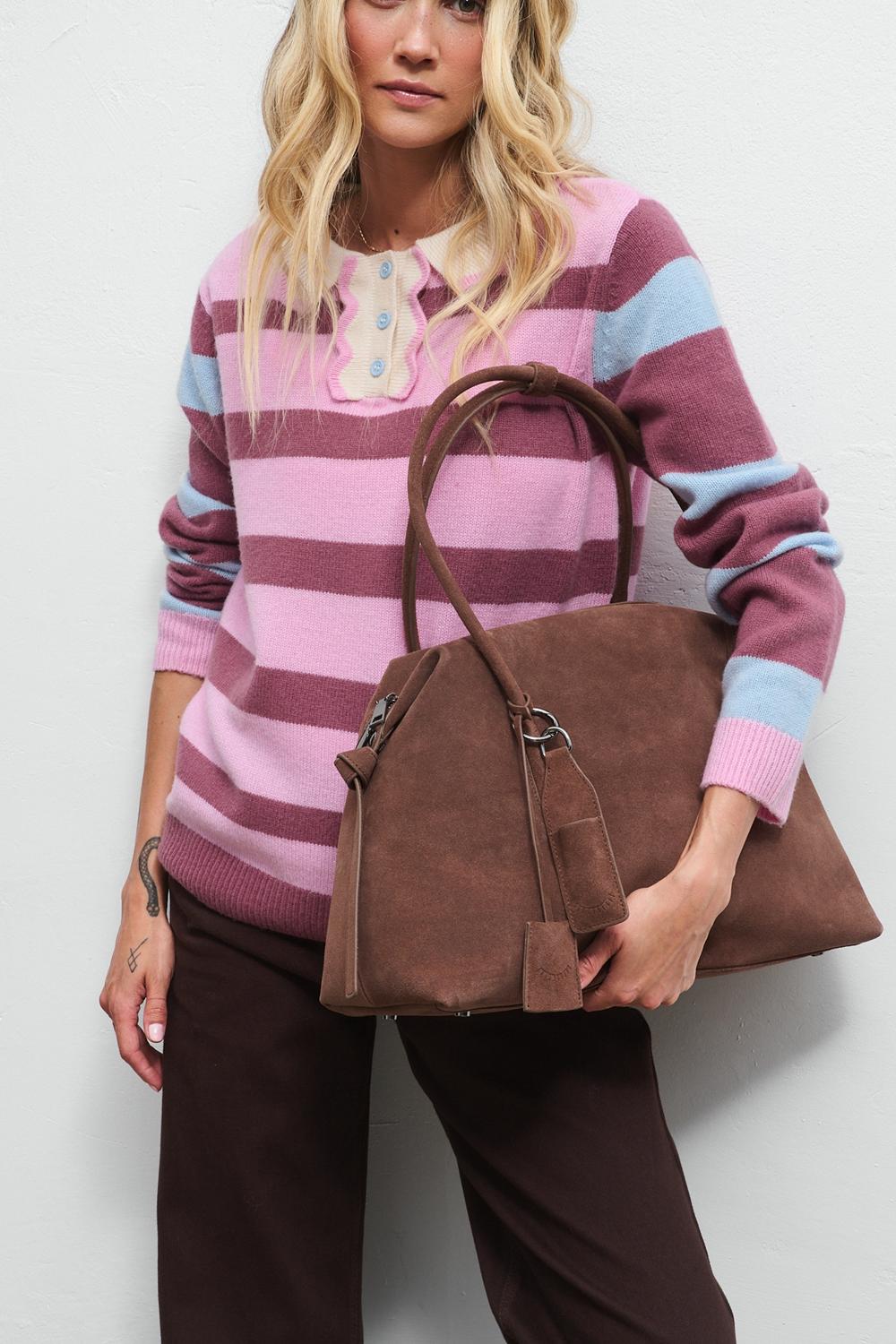 Slow Burn Suede Leather Handbag