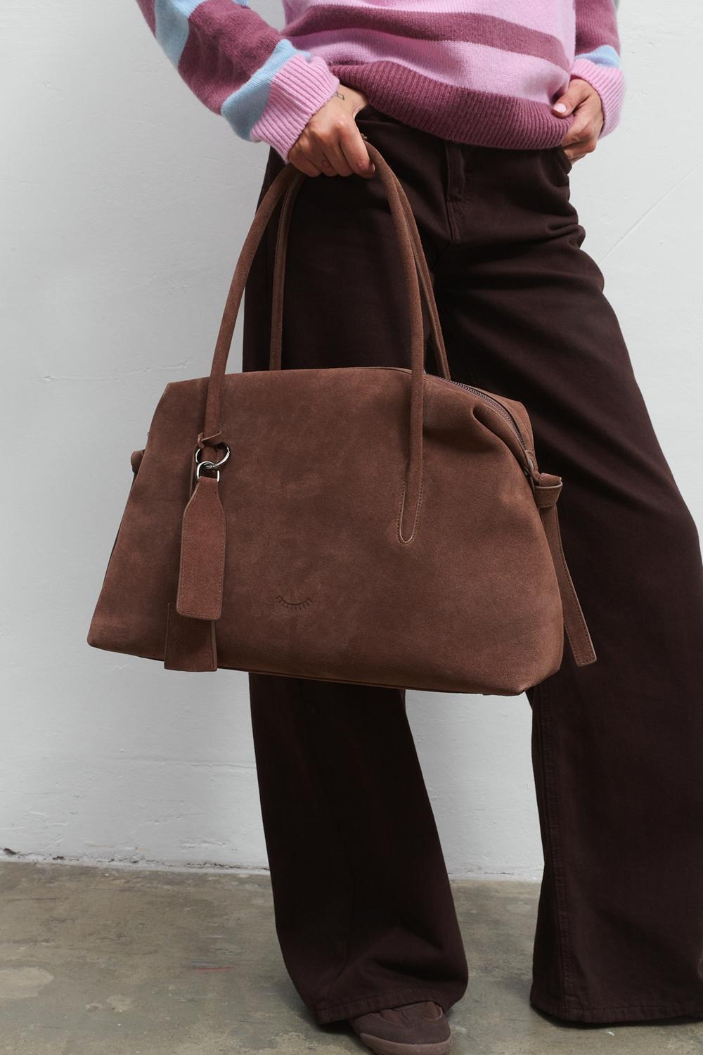 Slow Burn Suede Leather Handbag