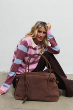 Slow Burn Suede Leather Handbag