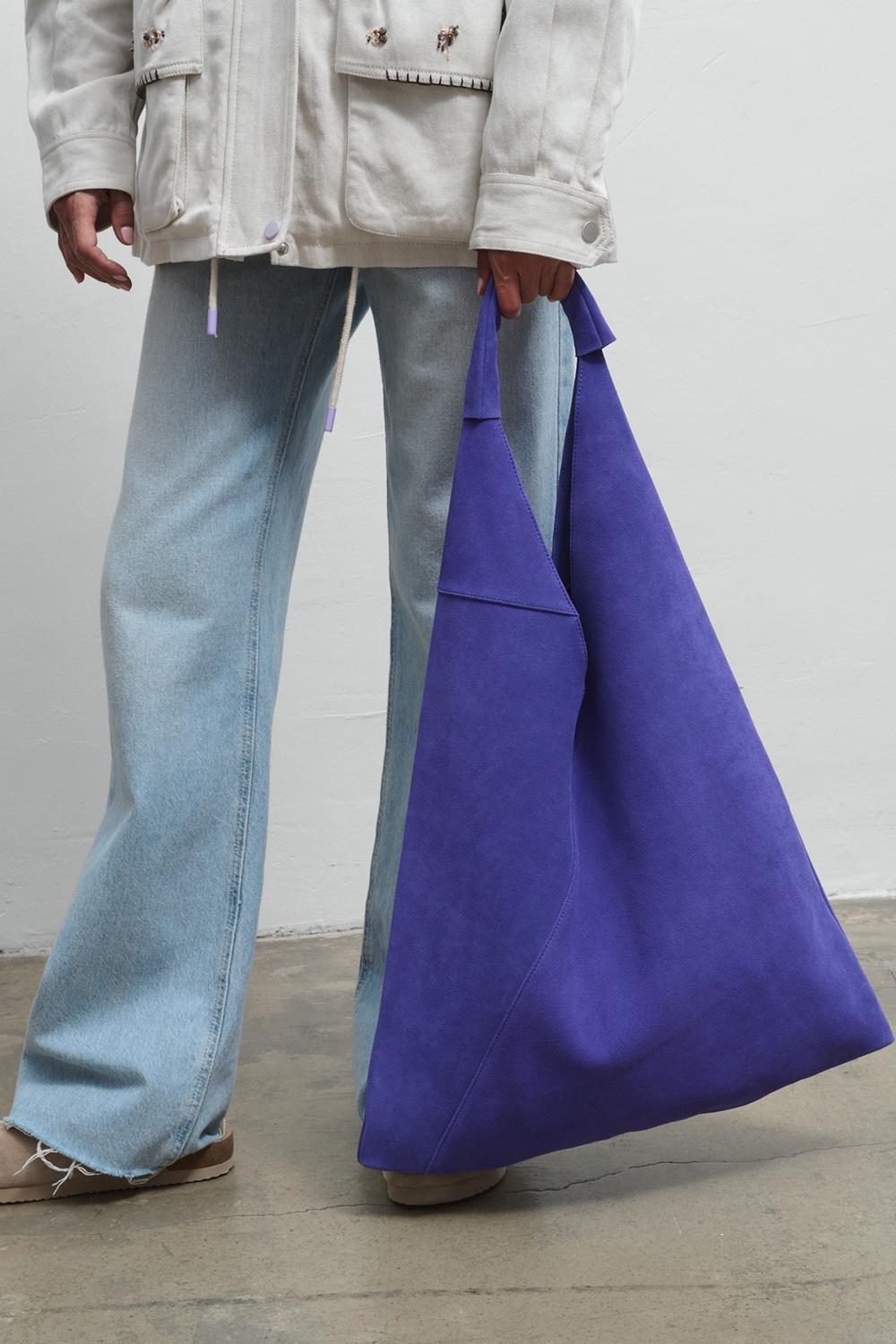 Loud Silence Suede Leather Shopper Bag