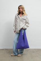 Loud Silence Suede Leather Shopper Bag