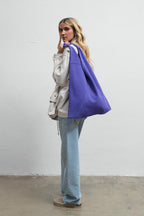 Loud Silence Suede Leather Shopper Bag