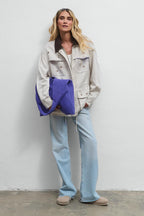 Loud Silence Suede Leather Shopper Bag