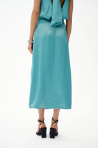 Juicy Chill Midi Skirt with Lace