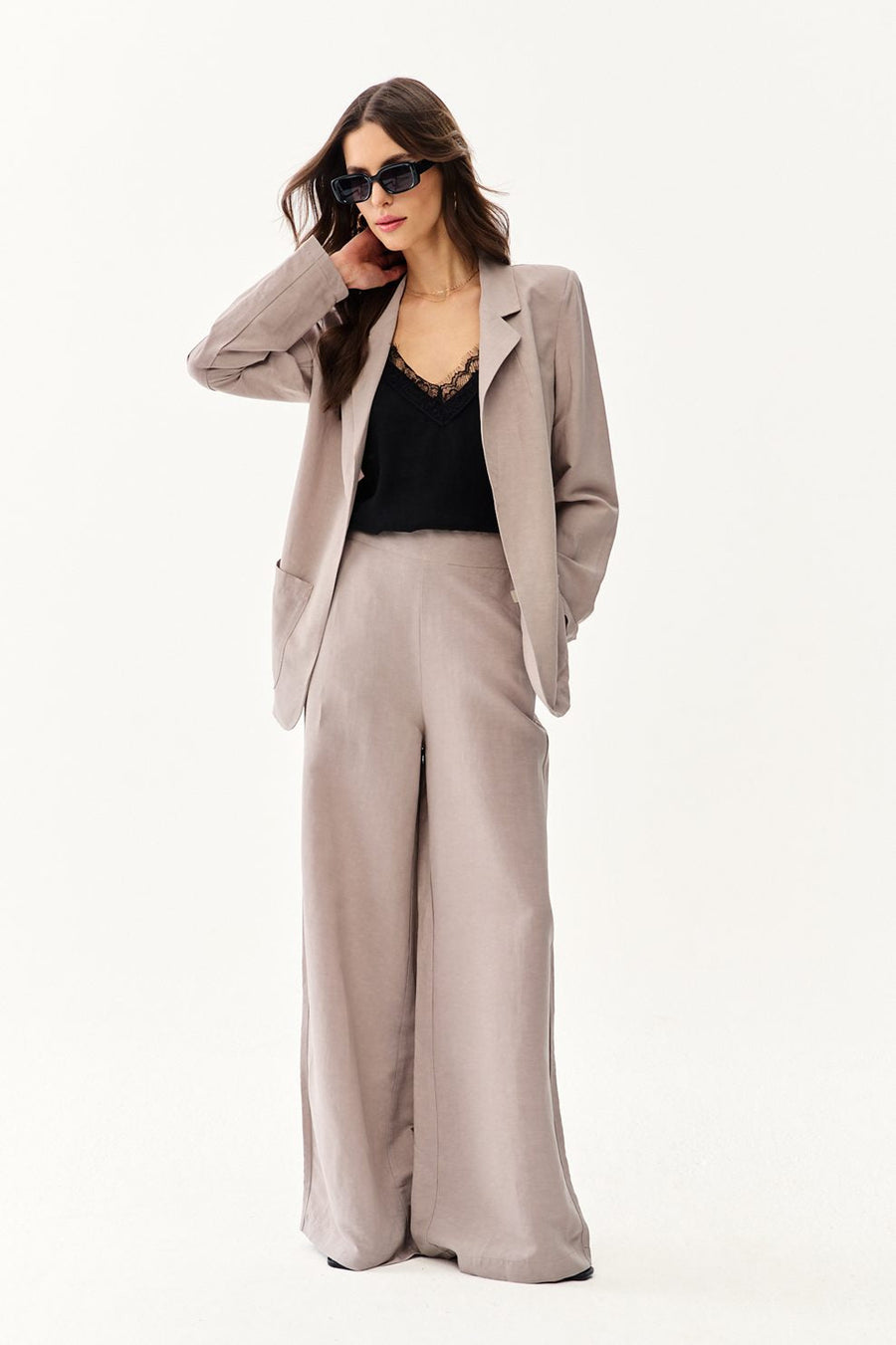 Sacou din in Cold Champagne