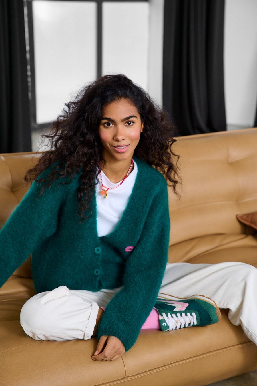 Cardigan de Mohair Buttercup