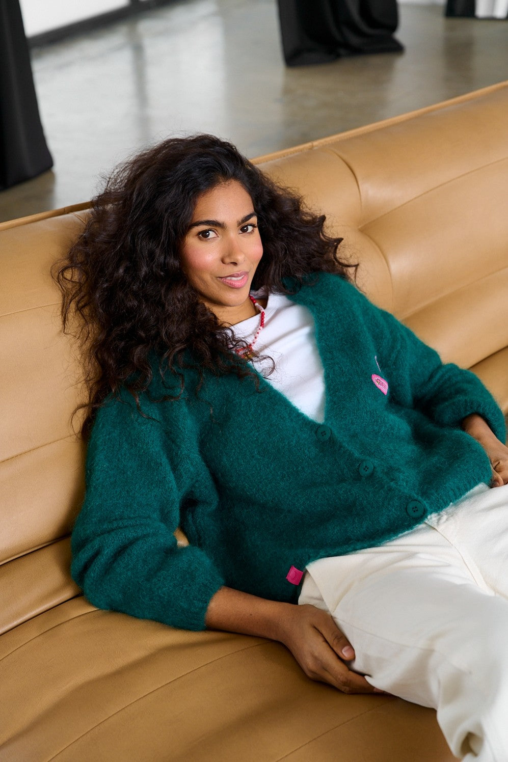 Cardigan de Mohair Buttercup