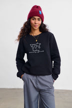 Sweatshirt med tryk Roaming Spirit
