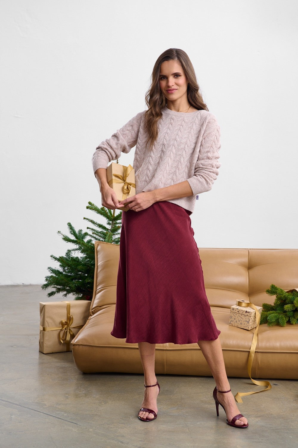 Oatmeal Latte wool sweater