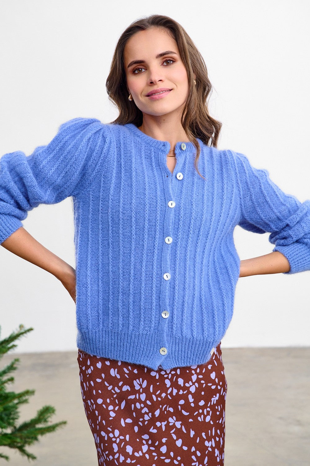 Cardigan en mélange de laine Cloud Nine