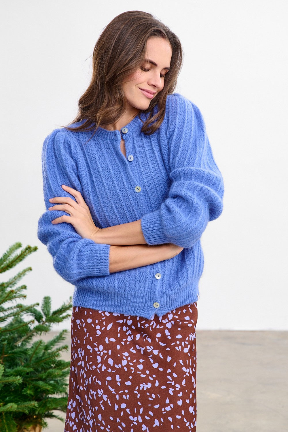 Cardigan en mélange de laine Cloud Nine