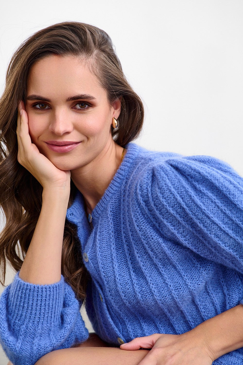 Cardigan en mélange de laine Cloud Nine