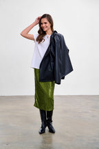 Frosted Matcha sequin dress
