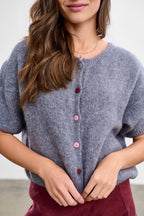 Silver Feather wollen mix vest