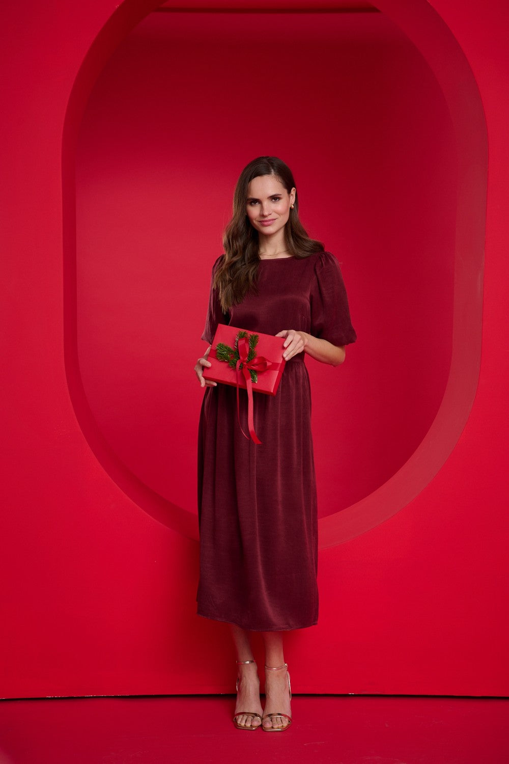 Rochie midi Ruby Rose