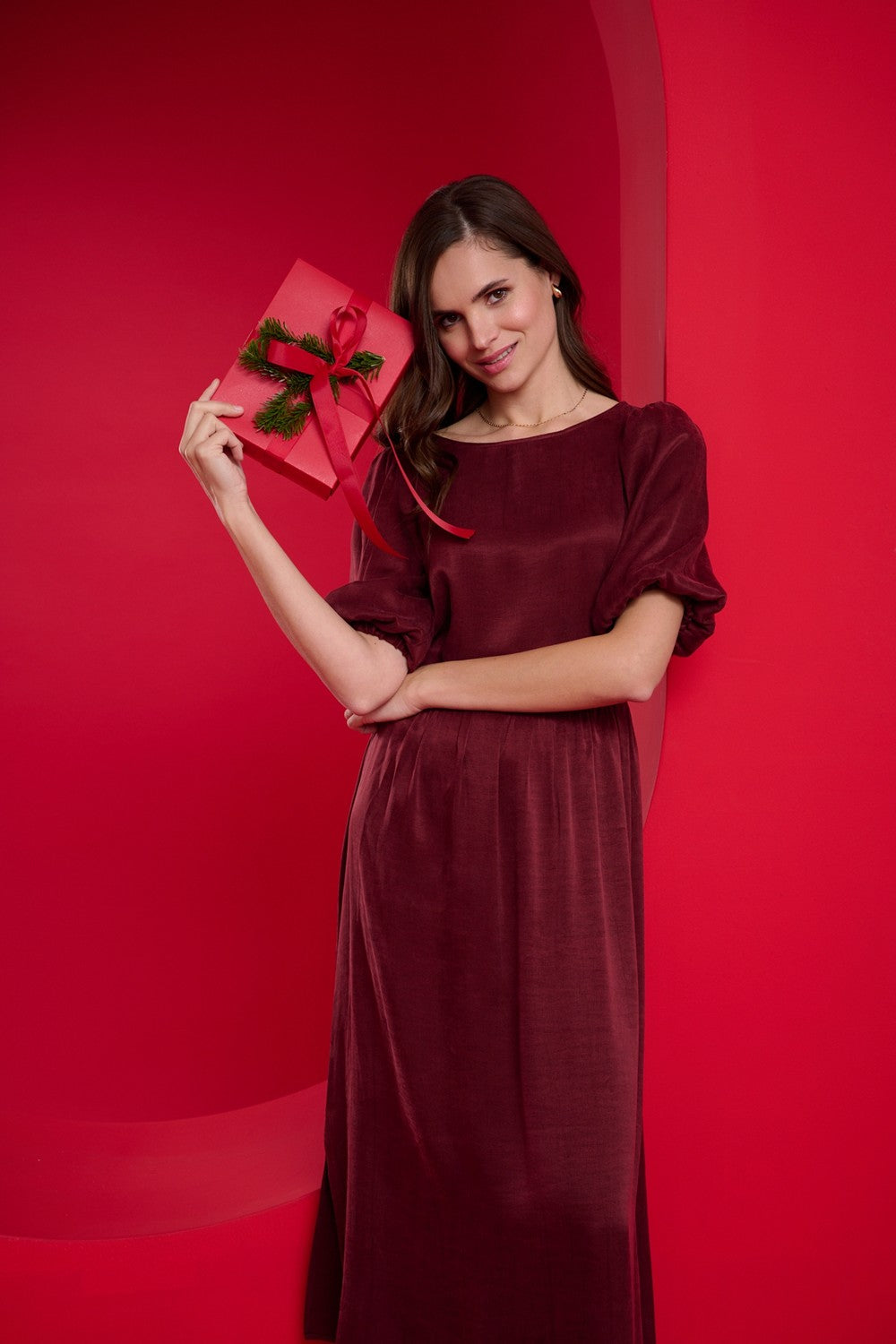Rochie midi Ruby Rose