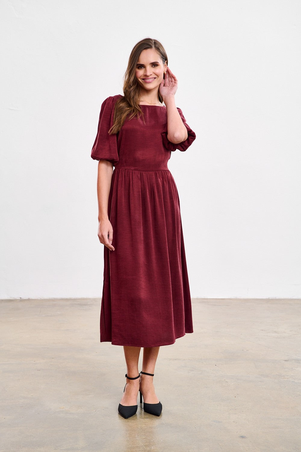 Rochie midi Ruby Rose