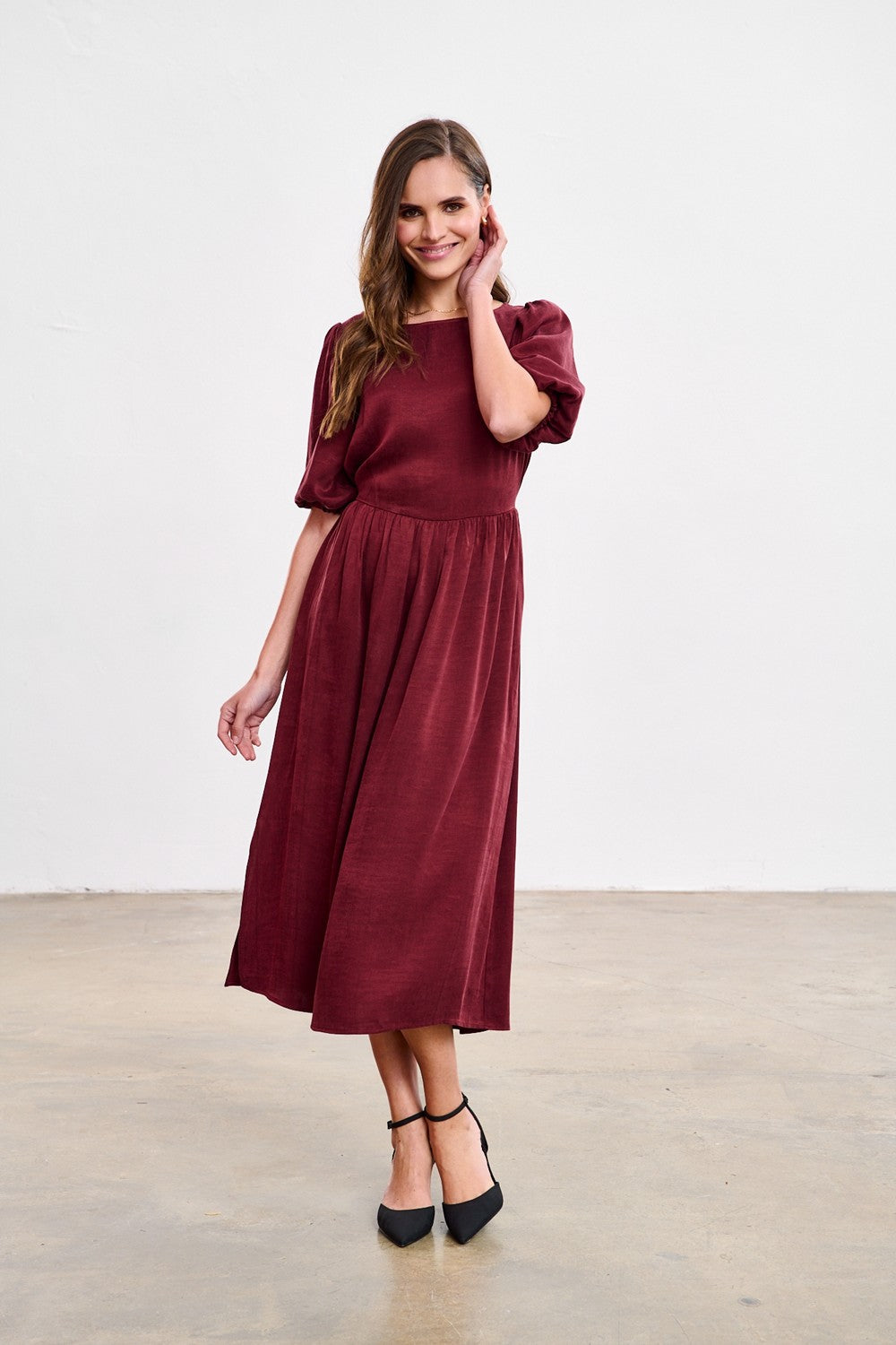 Rochie midi Ruby Rose