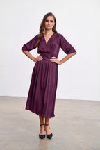 Midi-Kleid Plum Affair
