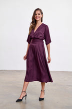 Midi-Kleid Plum Affair