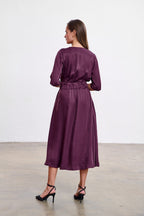 Midi-Kleid Plum Affair