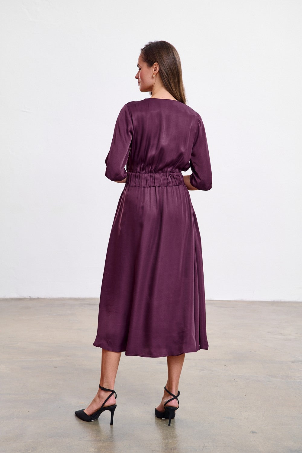 Midi-Kleid Plum Affair