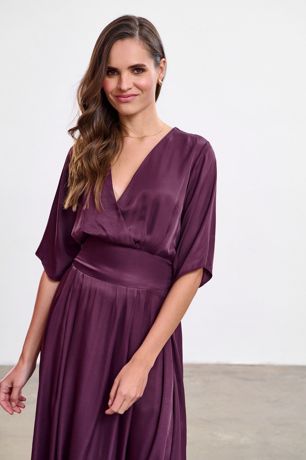 Midi-Kleid Plum Affair