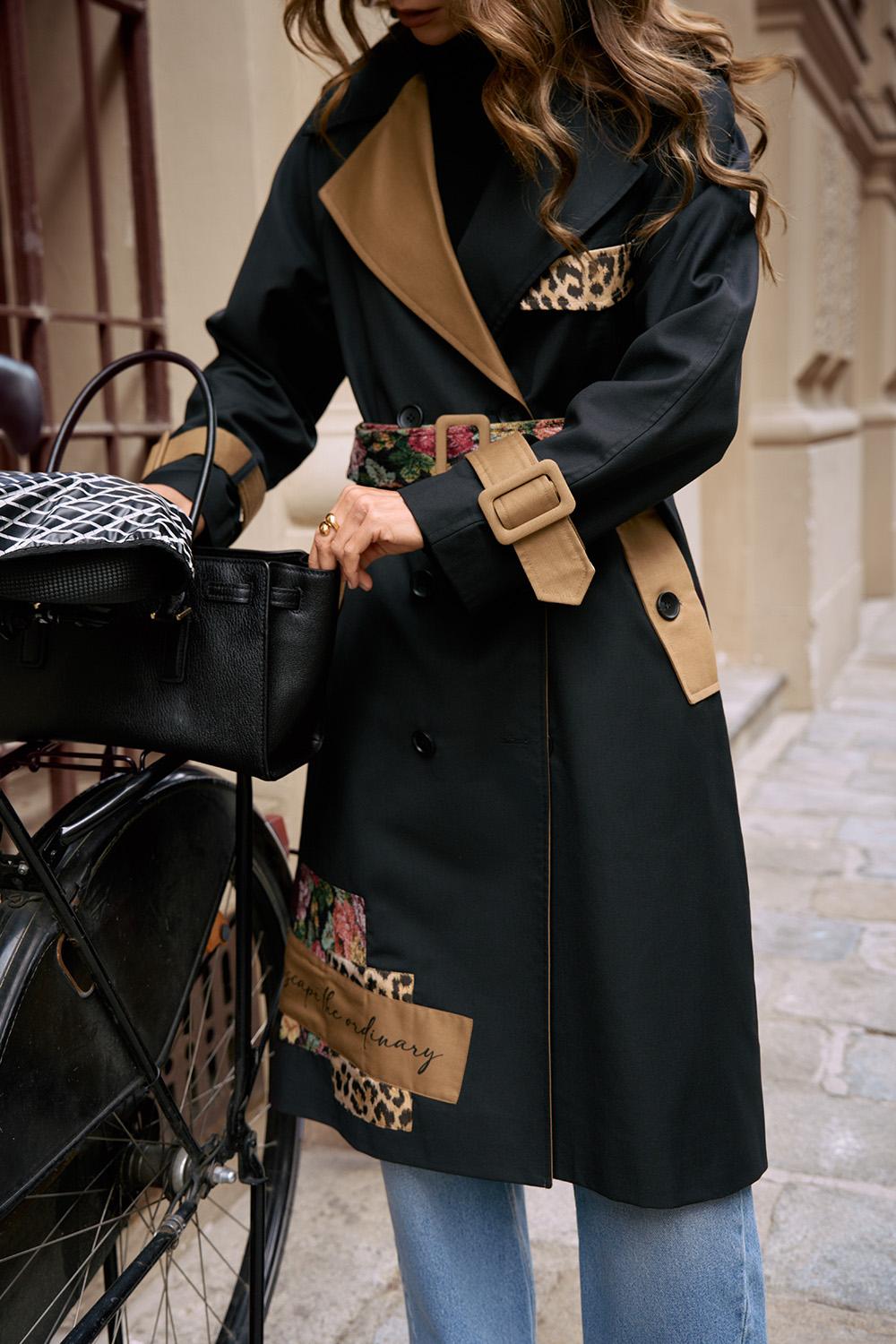 Flygt fra det Almindelige klassisk trenchcoat