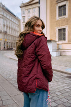 Poppy Loud Love wendbare Jacke mit Kapuze