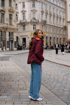 Poppy Loud Love wendbare Jacke mit Kapuze