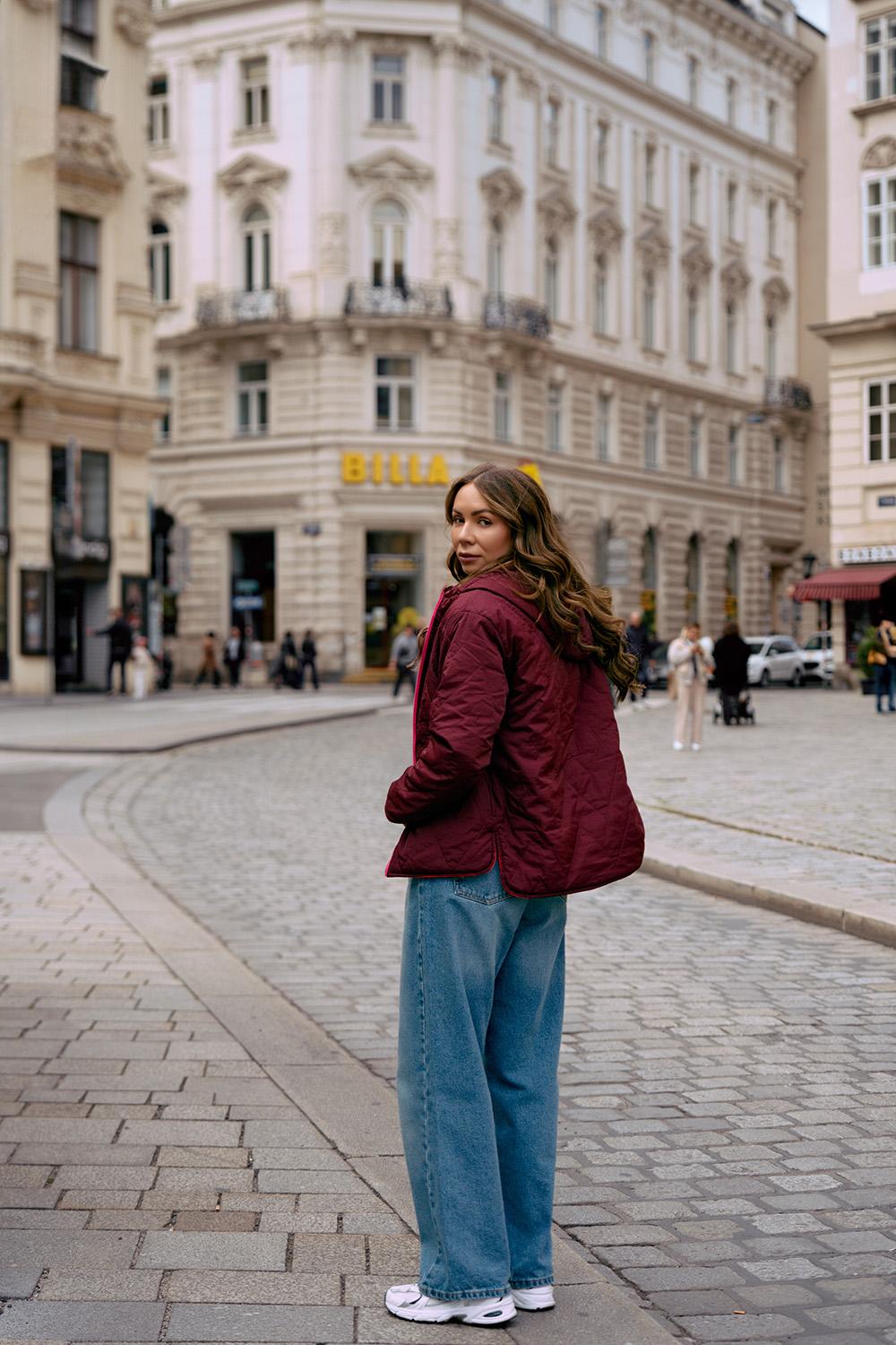 Poppy Loud Love wendbare Jacke mit Kapuze