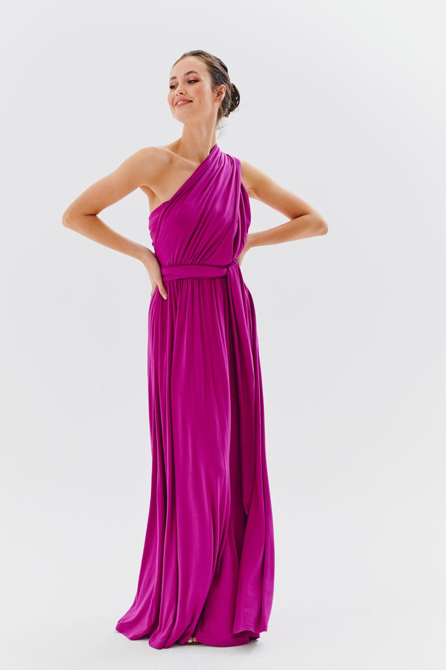 Rochie maxi infinity Magenta Love