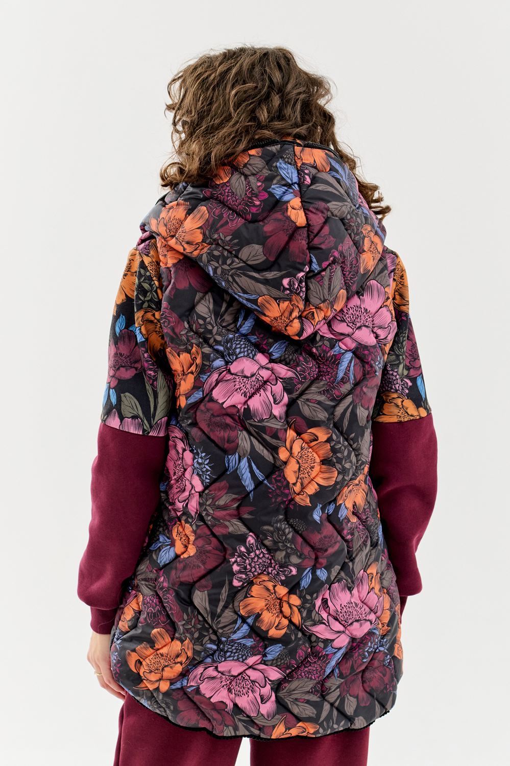 Flower Flames Double-Sided Vest