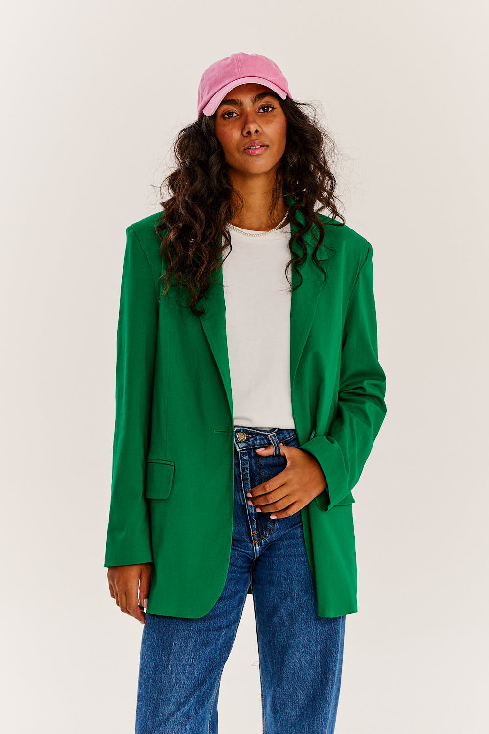 Emerald Splash oversize jacket