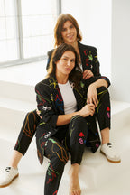 Botanische Oversize-Jacke