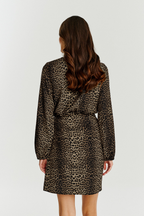 Leopardo daugiafunkcinė mini suknelė