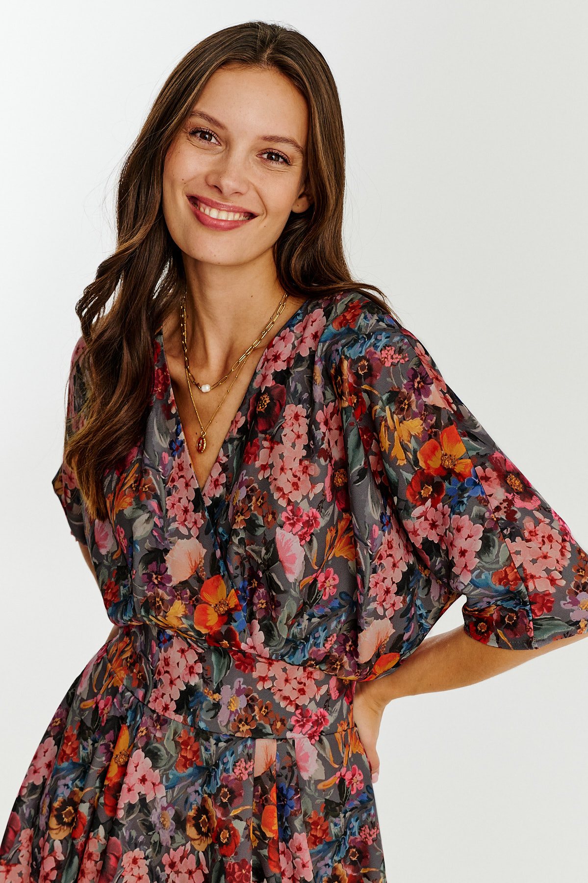 Rochie midi Floral Sweetness
