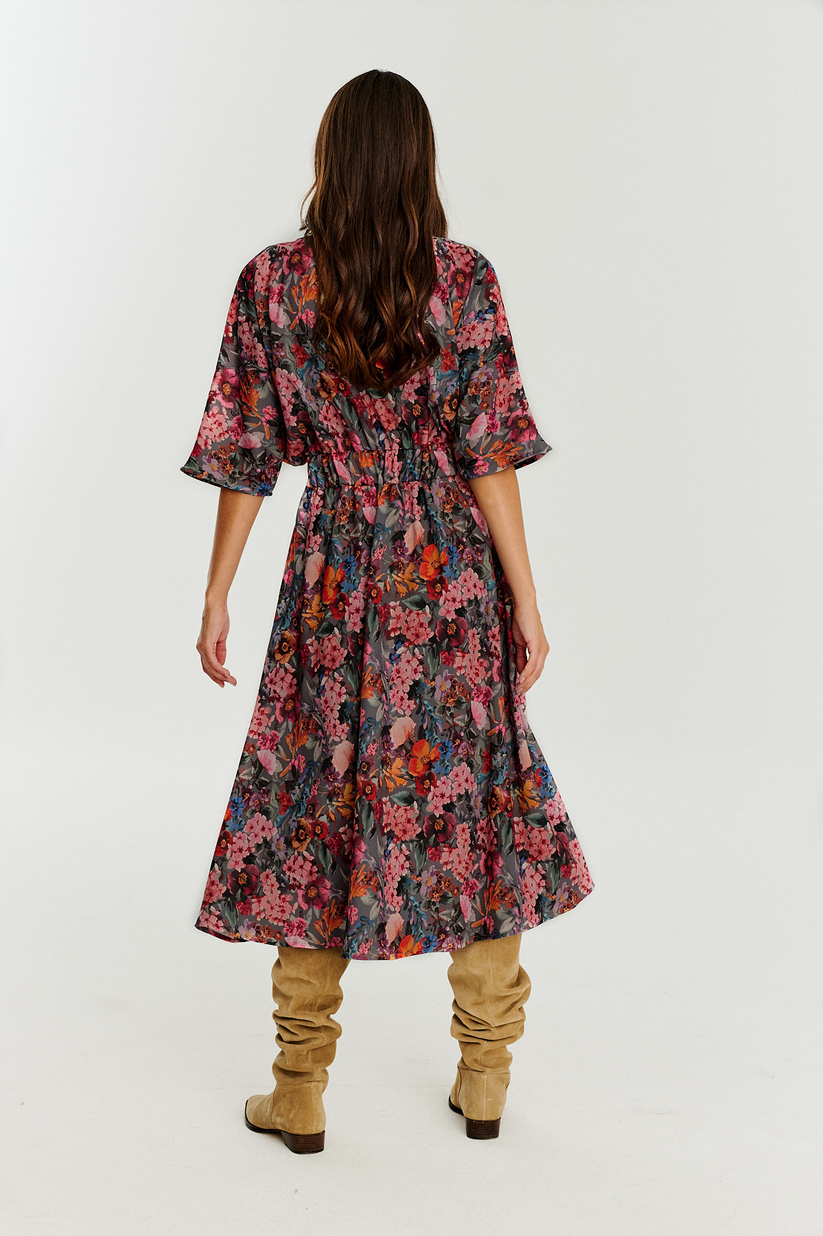Rochie midi Floral Sweetness