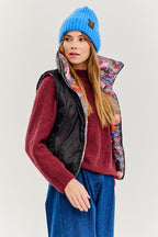 Burgundy Bliss Halber Rollkragenpullover