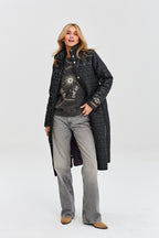 Galactic Whisper quilted coat