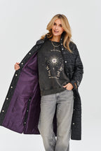 Galactic Whisper quilted coat