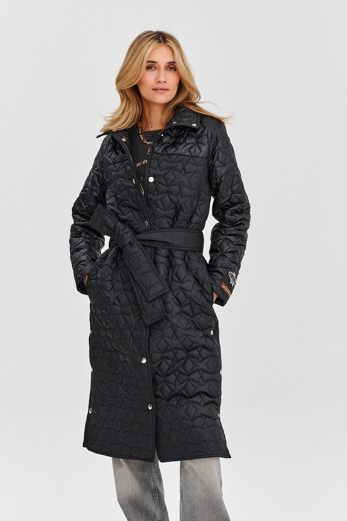 Galactic Whisper quilted coat