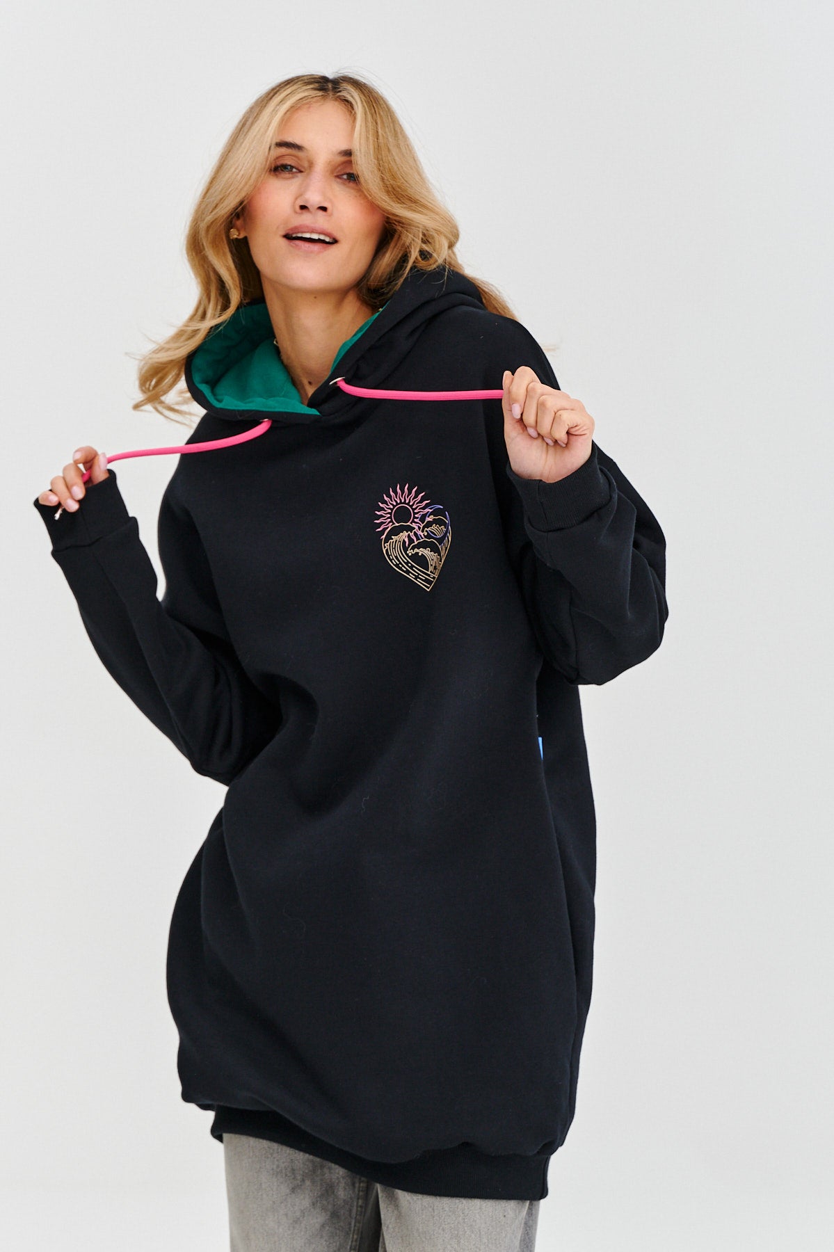 Harmony langer Kapuzenpullover