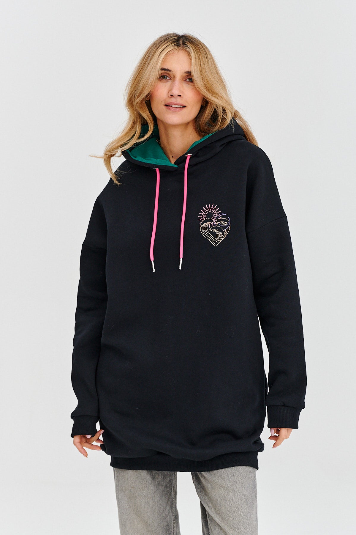 Harmony langer Kapuzenpullover